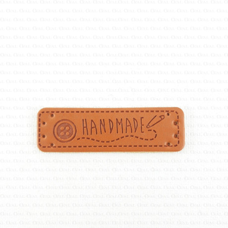Eco-leather HANDMADE patches 10 or 50 pcs 2363