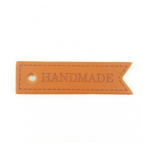 Naszywka z ekoskóry HANDMADE 10 szt 2364 - 7657