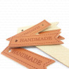 Eco-leather HANDMADE patches 10 or 50 pcs 2364