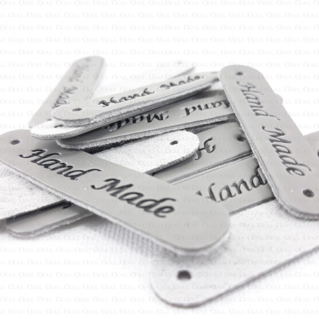 Eco-leather HANDMADE patches 10 or 50 pcs 2365