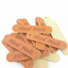 Eco-leather HANDMADE patches 10 or 50 pcs 2365