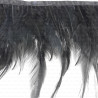 Black feather haberdashery, black feathers on tape | Wholesale