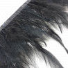 Black feather haberdashery, black feathers on tape | Wholesale
