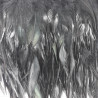 Black feather haberdashery, black feathers on tape | Wholesale