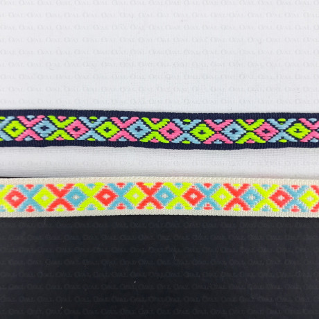 Ethnic decorative ribbon 10mm 2370