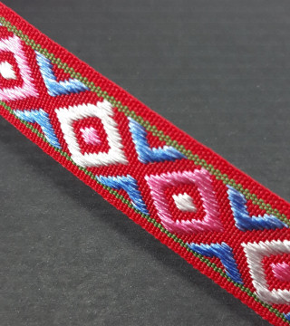 Ethnic decorative ribbon 12mm 2373
