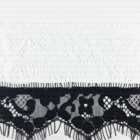 White and black trim 50 mm / 3 or 15 yards 2375