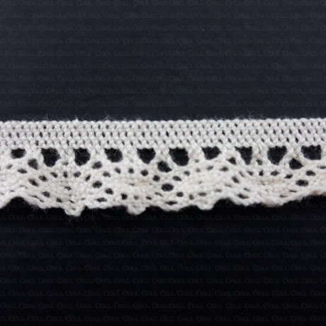 Cotton elastic lace 16mm/1 or 25m 2376