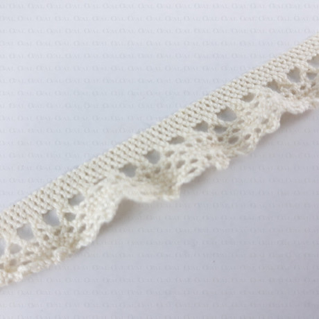 Cotton elastic lace 16mm/1 or 25m 2376