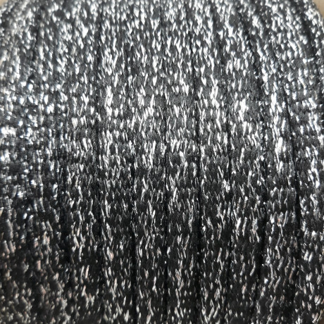 Cord with silver or gold thread 7mm 1691