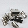 Stainless steel clamp end 15mm/1 or 100 pcs 1497