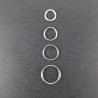 Ring for straps 6, 8, 10, 12, 16mm silver, 10 or 200 pcs 1112