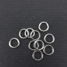 Ring for straps 6, 8, 10, 12, 16mm silver, 10 or 200 pcs 1112