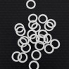 Strap ring 10 or 200 pcs 6, 8, 10, 12, 16, 20 mm white 1117