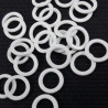 Strap ring 10 or 200 pcs 6, 8, 10, 12, 16, 20 mm white 1117
