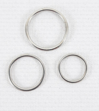 Metal ring 11, 14, 17 mm PACK OF 10 pcs, 1746