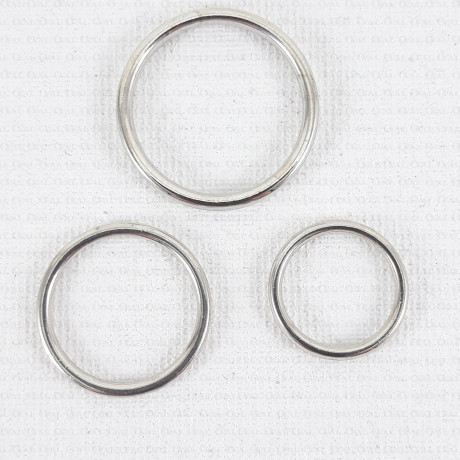 Metal ring 11, 14, 17 mm PACK OF 10 pcs, 1746