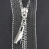 Decorative metal zips 60 cm 1832
