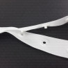 White and black snap fasteners on tape, 1 m, no. 2176