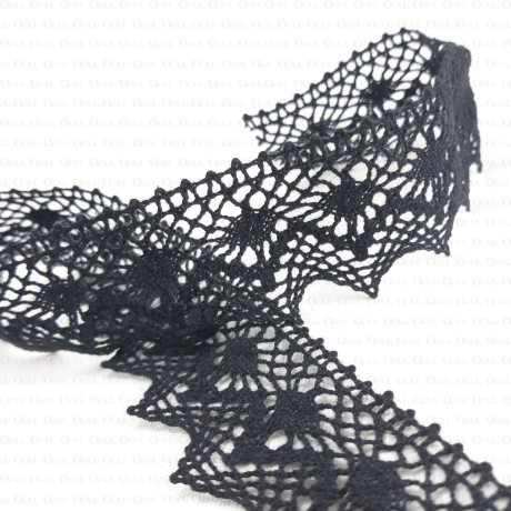 Cotton lace 40mm/1 yard 2004 NEW COLOURS