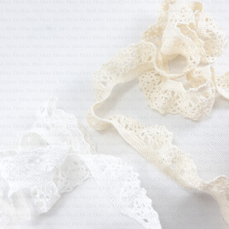 Cotton elastic lace 16mm/1 or 25m 2376