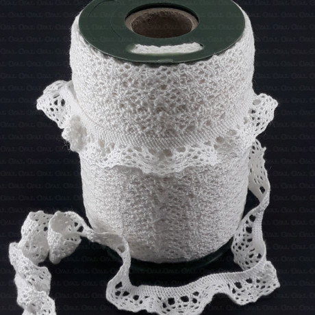 Cotton elastic lace 16mm/1 or 25m 2376