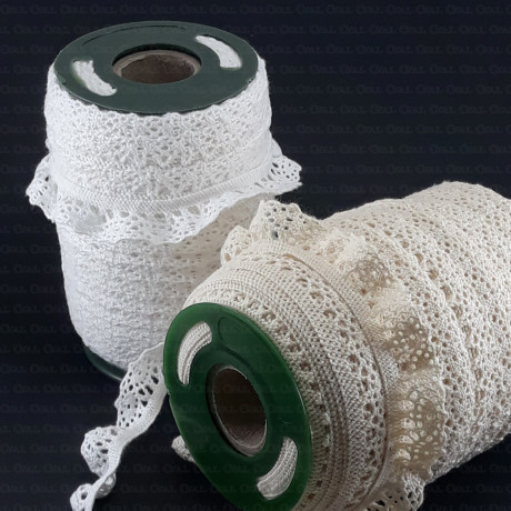 Cotton elastic lace 16mm/1 or 25m 2376