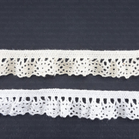 Cotton elastic lace 16mm/1 or 25m 2376