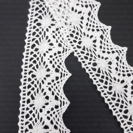 Cotton lace 40mm/1 yard 2004 NEW COLOURS