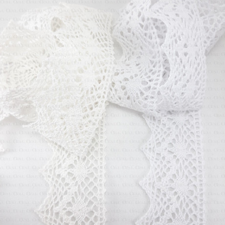 Cotton lace 40mm/1 yard 2004 NEW COLOURS