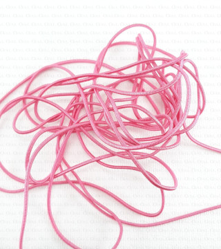 Round pink elastic 1mm /1m no. 520