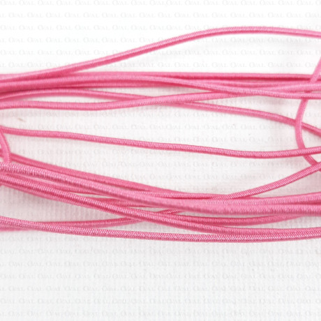 Round pink elastic 1mm /1m no. 520