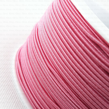 Round pink elastic 1mm /1m no. 520