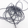 Round grey elastic 1mm 5 or 50m no.521