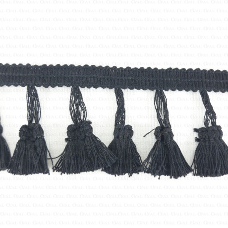 Decorative tape - tassels 55mm 1262