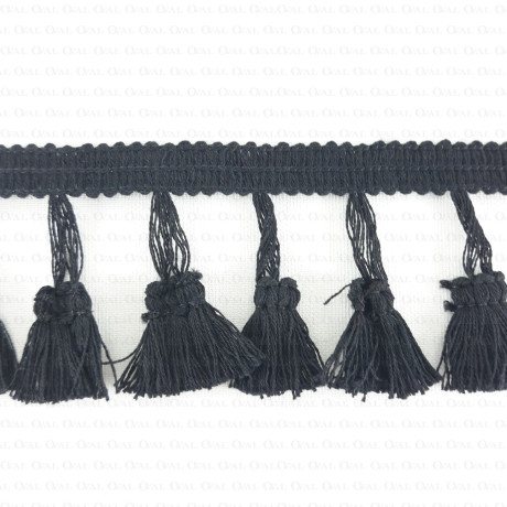 Decorative tape - tassels 55mm 1262