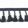 Decorative tape - tassels 55mm 1262
