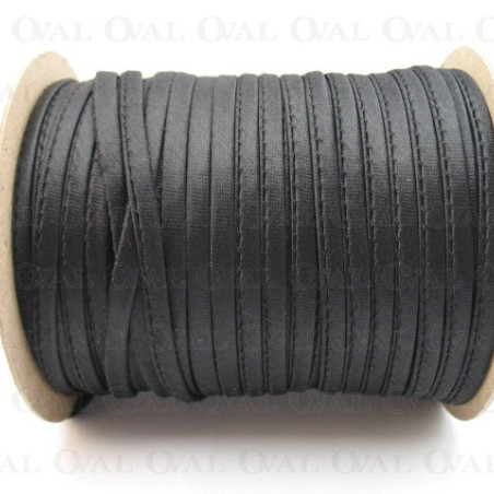 Bias Binding Satin Cord 5 m black no. 482