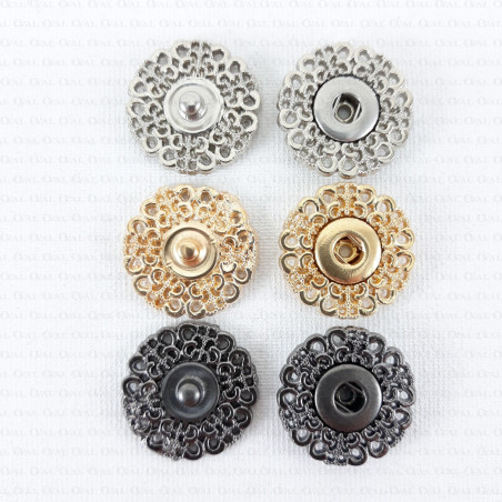 Metal snaps 21mm 2315