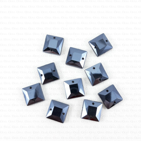 Kamienie akrylowe 10x10mm PAKIET 10szt  2395