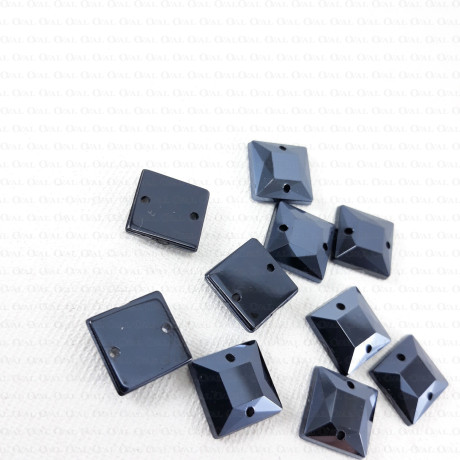 Kamienie akrylowe 10x10mm PAKIET 10szt  2395