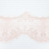White and salmon lace 90mm Pack 3m 2405