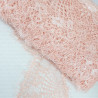 White and salmon lace 90mm Pack 3m 2405