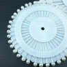 Decorative pins White Pearl 35mm, 55mm - reel 07