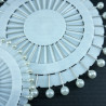 Decorative pins White Pearl 35mm, 55mm - reel 07