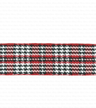 Taśma ozdobna pepitka 25mm 2415