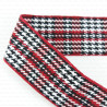 Decorative houndstooth ribbon 25mm 1 or 10m 2415