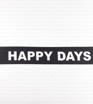 Taśma ozdobna z napisami 30mm 2427