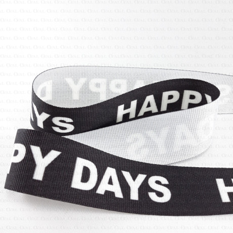 Decorative tape with inscriptions 30mm/1 or 50m 2427