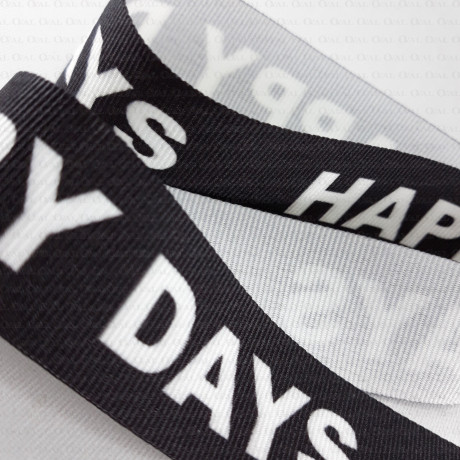 Decorative tape with inscriptions 30mm/1 or 50m 2427